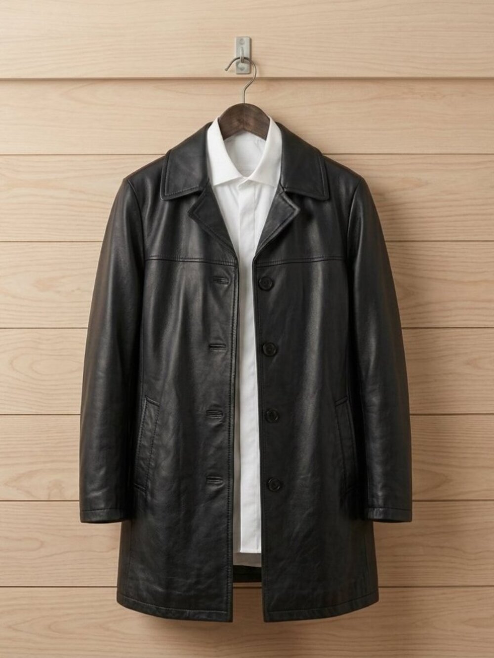 🔥 Classic Vintage 90s Roots Canada Leather Coat 🔥